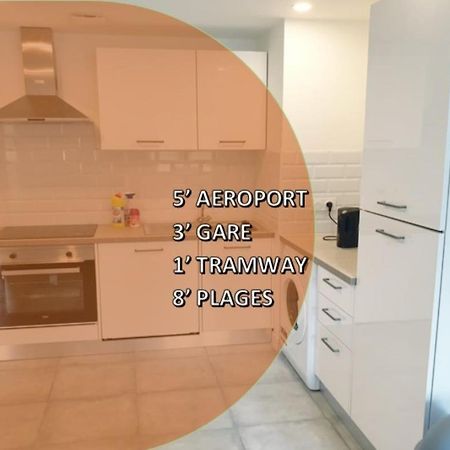 Appartements Renove 2023 Proche Aeroport 5Min, Gare Sncf 2 Min, Tramway Au Pied De L'Immeuble , Parking Possible, Renovated Apartments 2023 Near The Airport 5 Min, Train Station 2 Min, Tram Next To The Building 1 Min, Parking Possible Nicea Zewnętrze zdjęcie