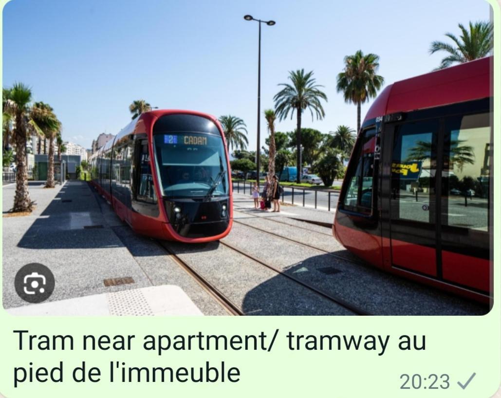 Appartements Renove 2023 Proche Aeroport 5Min, Gare Sncf 2 Min, Tramway Au Pied De L'Immeuble , Parking Possible, Renovated Apartments 2023 Near The Airport 5 Min, Train Station 2 Min, Tram Next To The Building 1 Min, Parking Possible Nicea Zewnętrze zdjęcie