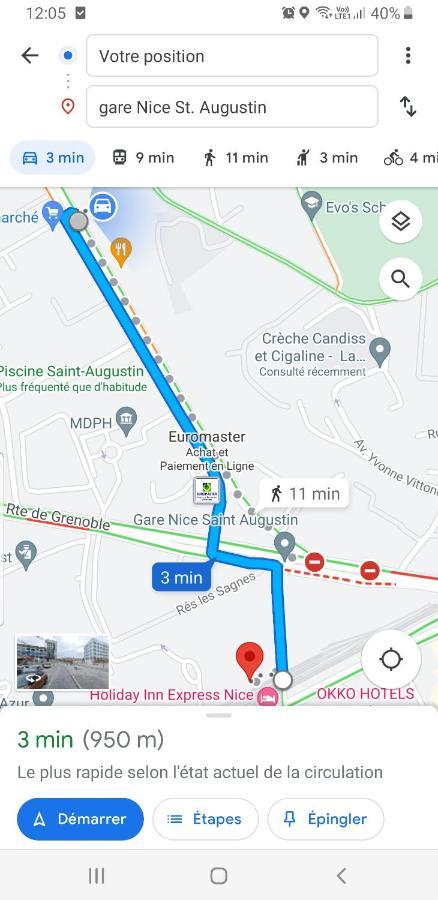 Appartements Renove 2023 Proche Aeroport 5Min, Gare Sncf 2 Min, Tramway Au Pied De L'Immeuble , Parking Possible, Renovated Apartments 2023 Near The Airport 5 Min, Train Station 2 Min, Tram Next To The Building 1 Min, Parking Possible Nicea Zewnętrze zdjęcie